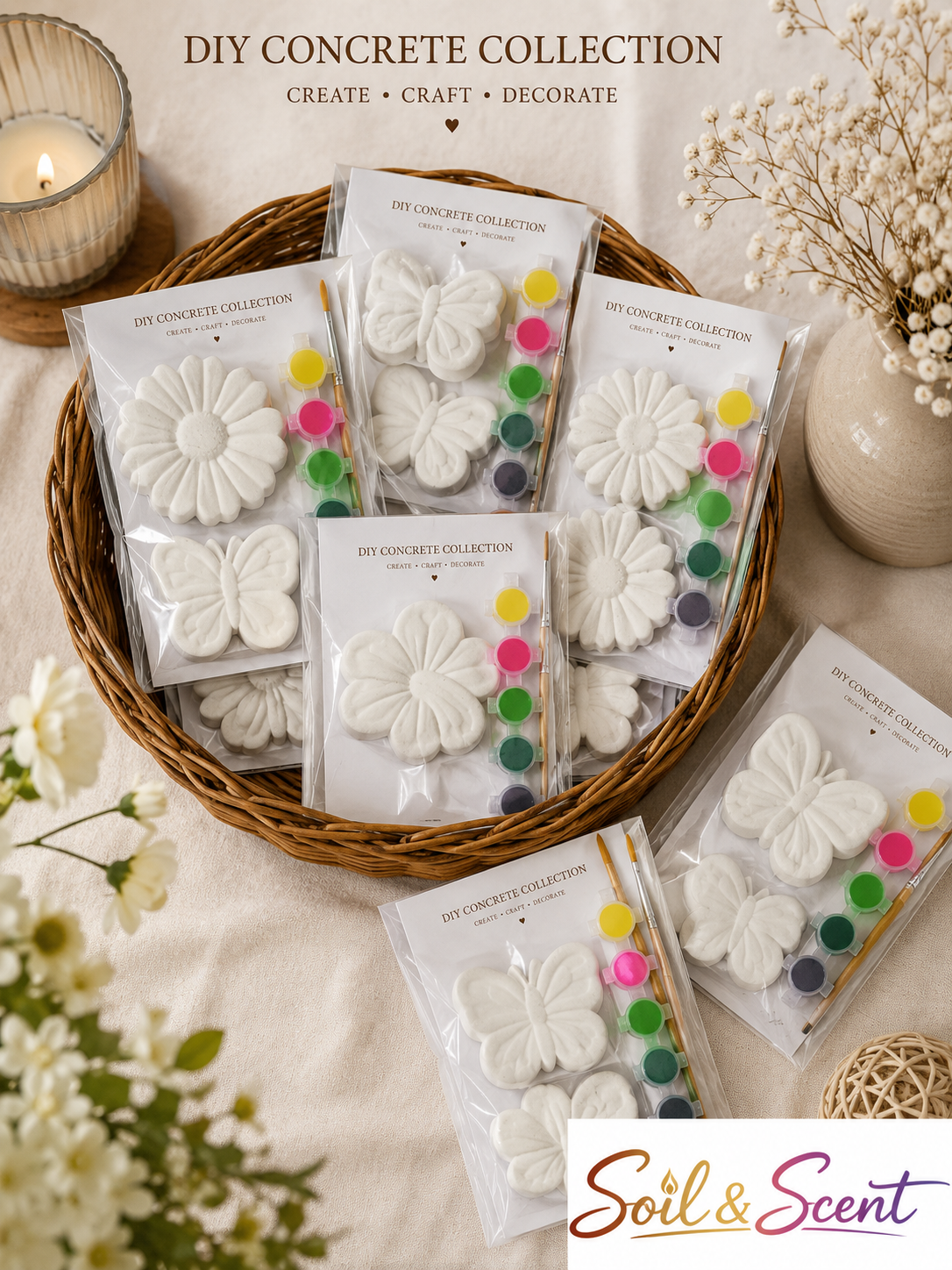 DIY Concrete Collection – Paint & Create Kit