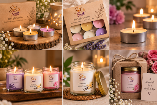Handcrafted Scented Soy Wax Jar Candle