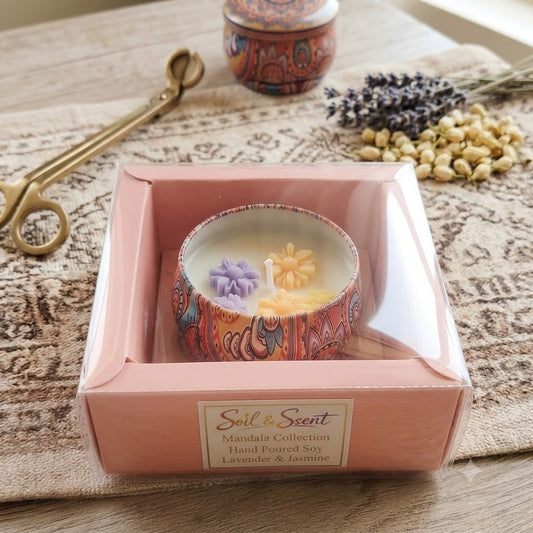 Mandala Candle