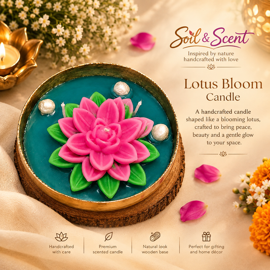 Lotus Bloom Candle