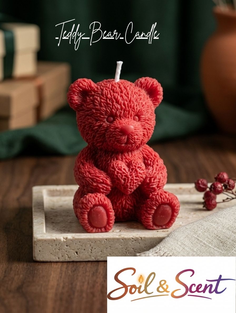Teddy Bear Candle