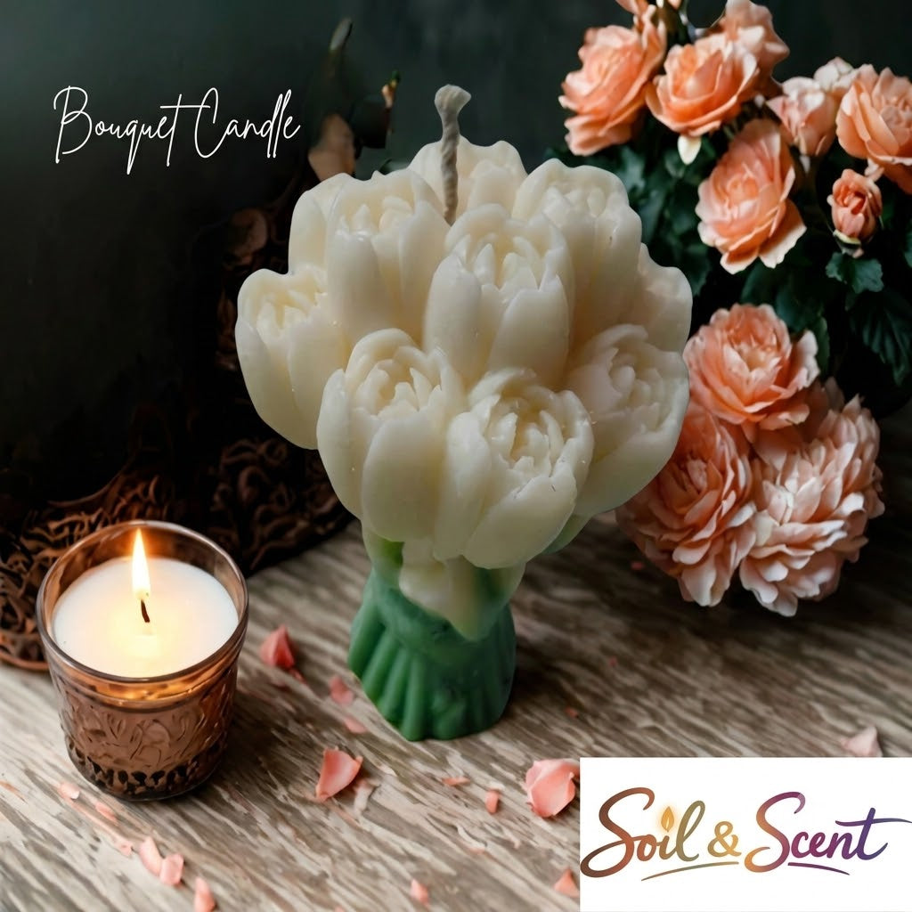 Flower Bouquet Candle