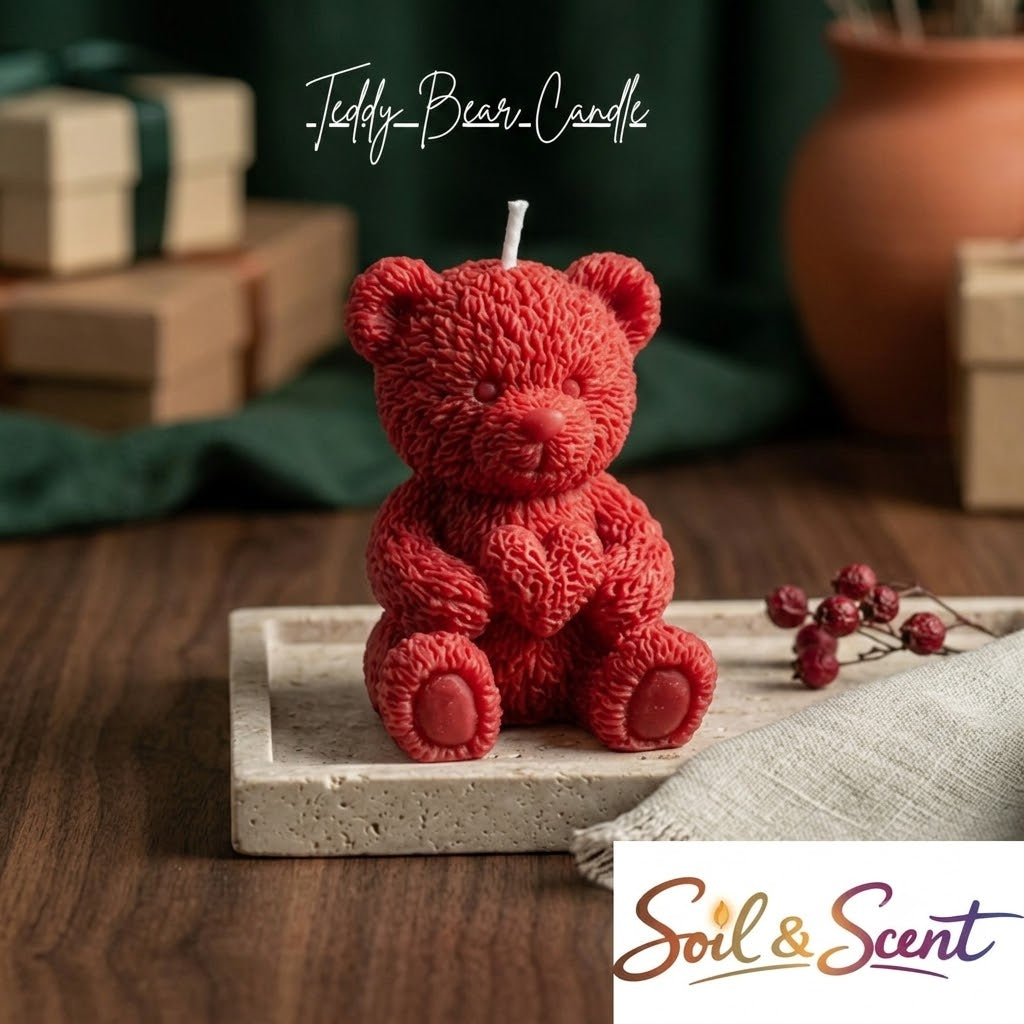 Teddy Bear Candle